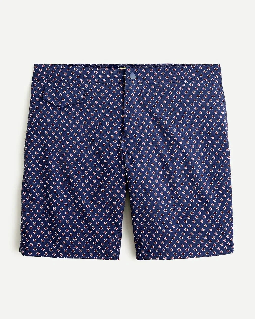 J. Crew Navy Blue Floral Flower 7